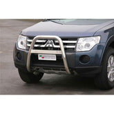 Mitsubishi Shogun - Pajero 2007-2014 - Misutonida High Front A-bar - 63mm - Stainless Finish